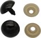 150Pcs Black Plastic Safety Eyes with Washers – 10-30mm for DIY Plush Animals, Teddy Bears, Dolls, and Puppets